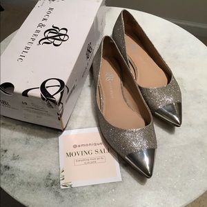 Rock & Republic silver flats